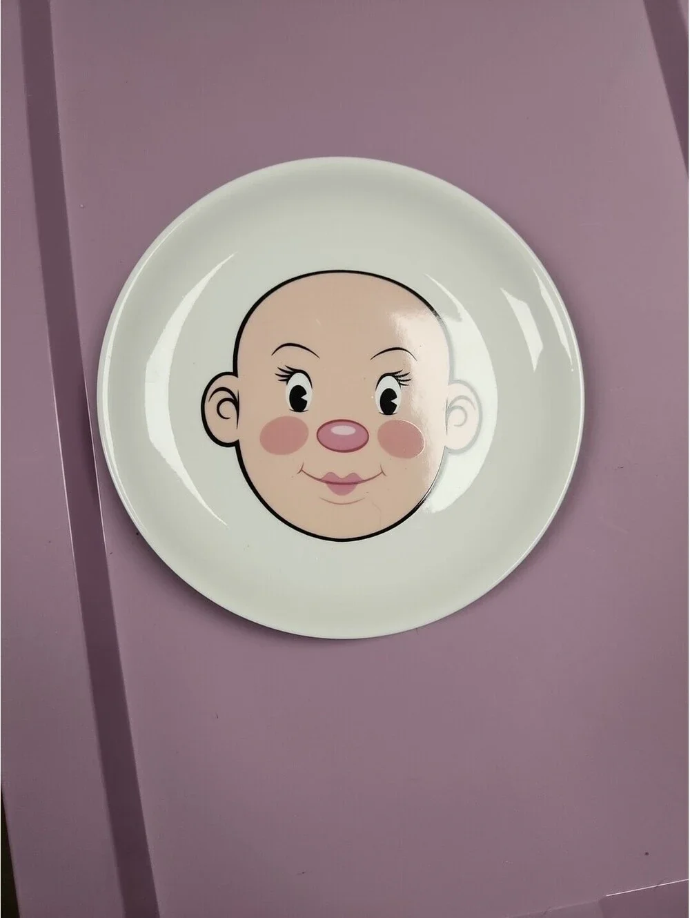 Fred & Friends MS FOOD FACE Dinner Plate Child Novelty 8.5